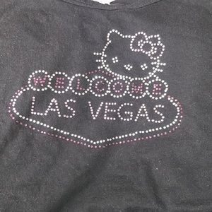 Hello Kitty Las Vegas Black T-Shirt